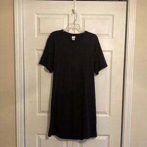H&M Black Cut Out T-shirt Dress